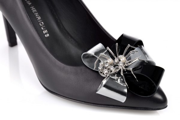 Luxury black shoes with jewelry portugal - Portuguese shoes for men & woman
