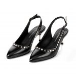 Luxury shoes slingbacks low heel - Portuguese Shoes for Men & Women