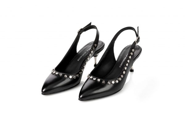 Luxury shoes slingbacks low heel - Portuguese Shoes for Men & Women