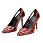 Heeled devil pumps made in portugal