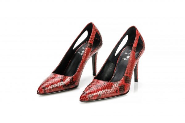 Heeled devil pumps made in portugal
