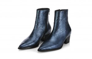 Leather Ankle Boots – Star Blue